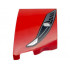 Wedge 3 x 2 Left No Studs with Ferrari Car Headlight, Black and Pearl Dark Gray Casing, Silver Bulb Pattern: {ярко червен}