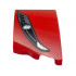 Wedge 3 x 2 Right No Studs with Ferrari Car Headlight, Black and Pearl Dark Gray Casing, Silver Bulb Pattern: {ярко червен}