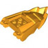 Dragon Head (Ninjago) Jaw with Small Spikes and 2 Bar Handles on Back: {огнено жълто-оранжев}