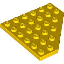 Ъглова плочка 6x6x45°: {ярко жълт}