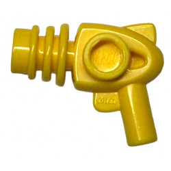 Minifigure, Weapon Space Ray Gun - Rounded Heat Diffusers: {ярко жълт}