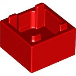 Кутия 2x2, долна, №1: {ярко червен}