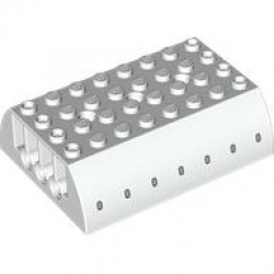 TANK UPPER PART 8X6X2, NO. 1: {бял}
