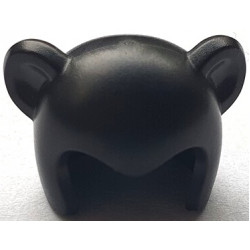 Minifigure, Headgear Cap, Cat (BAM): {черен}