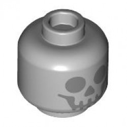 Мини глава, №4094: {умерено каменно сив}