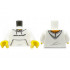 Torso Hoodie with Pocket and Black McLaren over Orange Shirt Pattern / White Arms / Yellow Hands: {бял}