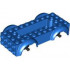 Vehicle, Base 5 x 10 x 2 1/2 with Mudguards and 6 x 2 Recessed Center with 3 Holes with Black Wheels Holders Attached: {ярко син}