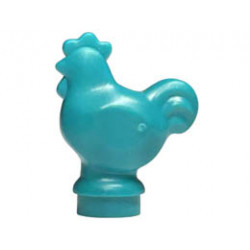 Chicken, Wide Base: {ярко синьо-зелен}
