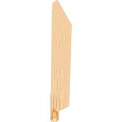 Propeller 1 Blade 14L with Axle Hole (Sword Blade): {прозрачно ярко оранжев}