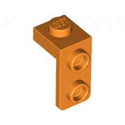 Плочка 1X1 с 1.5 плочка 1X1 надолу: {ярко оранжев}