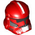 MINI HELMET, NO. 429: {ярко червен}
