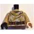Torso Hooded Shirt Camouflage with Lime and Light Bluish Gray Spots and Dark Brown Belt Pattern / Dark Tan Arms / Light Nougat Hand Left / Black Hand Right : {пясъчно жълт}