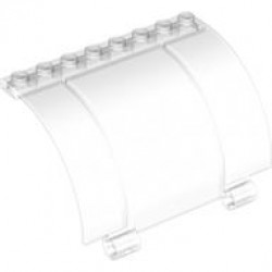 Стена с дъга 5x8x3 2/3 с кръстат отвор: {прозрачен}