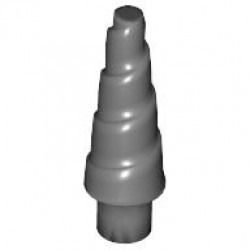 CONICAL HORN Ø 3.2 SHAFT: {тъмно каменно сив}