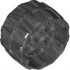 Wheel Hard Plastic, Treaded with 7 Pin Holes and Inner Ring (37mm D. x 22mm): {титаниево метален}