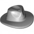 Шапка fedora: {умерено каменно сив}