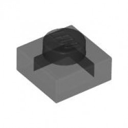 PLATE 1X1: {прозрачно черен}