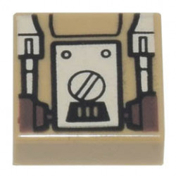 FLAT TILE 1X1, NO. 301: {пясъчно жълт}
