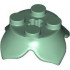 Plant Leaves 2 x 2 with 4 Petals and Axle Hole: {пясъчно зелен}