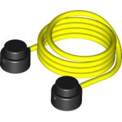 Струна 30м, с 2 стъда: {пъстро жълт}