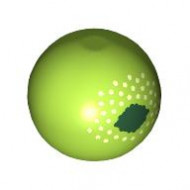 BALL 10.2, W/ CROSS HOLE, NO. 1029: {ярко жълто-зелен}