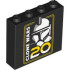 Brick 1 x 4 x 3 with Yellow '20' and White 'CLONE WARS' and Clone Trooper Helmet Pattern: {черен}