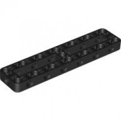 Technic, Liftarm, Modified Frame Thick 3 x 13 Open Center: {черен}