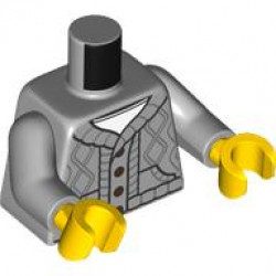 MINI UPPER PART, NO. 6766: {умерено каменно сив}
