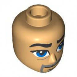 MINI DOLL, HEAD, NO. 418: {умерен тан}