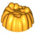 Дизайнерска чиния, 1x1x2/3, №4: {огнено жълто-оранжев}