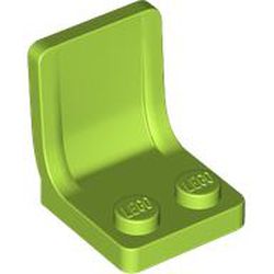 Minifigure, Utensil Seat / Chair 2 x 2: {ярко жълто-зелен}