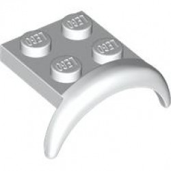 MUDGUARD,2 1/2X3X1 1/3 KNOB,TUBE,NO. 1: {бял}