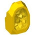 Rock 1 x 1 Geode with Molded Trans-Yellow Crystals Pattern: {ярко жълт}