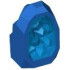 Rock 1 x 1 Geode with Molded Trans-Dark Blue Crystals Pattern: {ярко син}