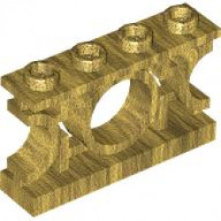 FENCE 1X4X2 W/ 4 KNOBS, NO. 1: {топло златист}