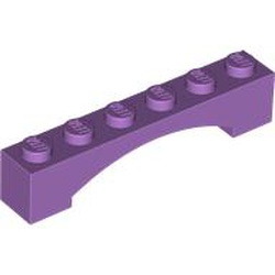 Arch 1 x 6 Raised Arch: {умерено лавандулов}
