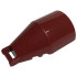 Windscreen 6 x 4 x 2 Round with Bar Handle: {нов тъмно червен}