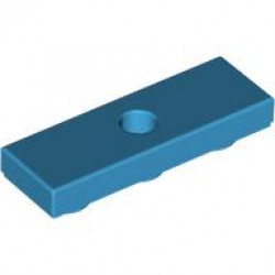 TILE 1X3, INVERTED, W/ 3.2 HOLE: {тъмно небесносин}