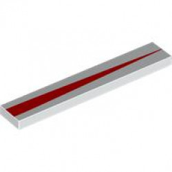 FLAT TILE 1X6, NO. 39: {бял}