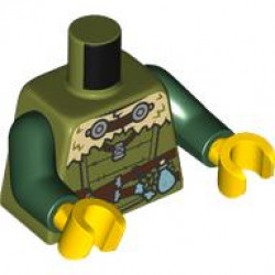 MINI UPPER PART, NO. 6825: {маслинено зелен}