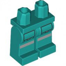 MINI LOWER PART, NO. 2563: {ярко синьо-зелен}