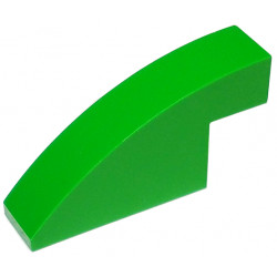 Slope, Curved 4 x 1 x 1 2/3: {ярко зелен}