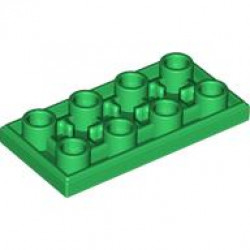 FLAT TILE 2X4, INV.: {тъмно зелен}