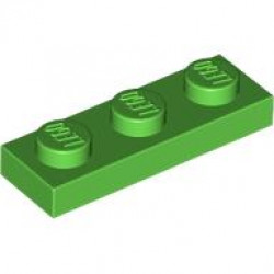 PLATE 1X3: {ярко зелен}
