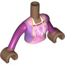 TORSO, WOMAN, W/ ARM, NO. 134: {умерено кафяв}
