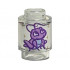 Brick, Round 1 x 1 Open Stud with Medium Lavender and Dark Purple Cricket and Gold Sparkles Pattern (Mulan Cri-Kee): {прозрачен}