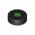 FLAT TILE 1X1, ROUND, NO. 293: {черен}