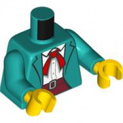 MINI UPPER PART, NO. 6841: {ярко синьо-зелен}