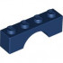 BRICK W. BOW 1X4: {земно син}