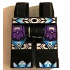 Hips and Legs with Dark Purple Robe Ends, Silver and Dark Azure Belt, Knee Pads, and Shoe Tips Pattern: {черен}